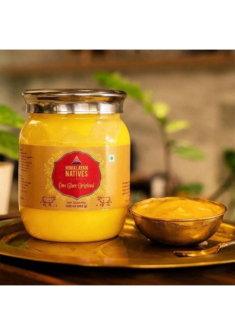 Himalayan Natives 100% Natural Cow Ghee Plastic Bottle (500 Ml)