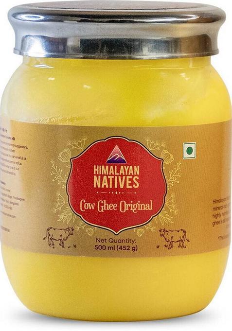 Himalayan Natives 100% Natural Cow Ghee Plastic Bottle (500 Ml)