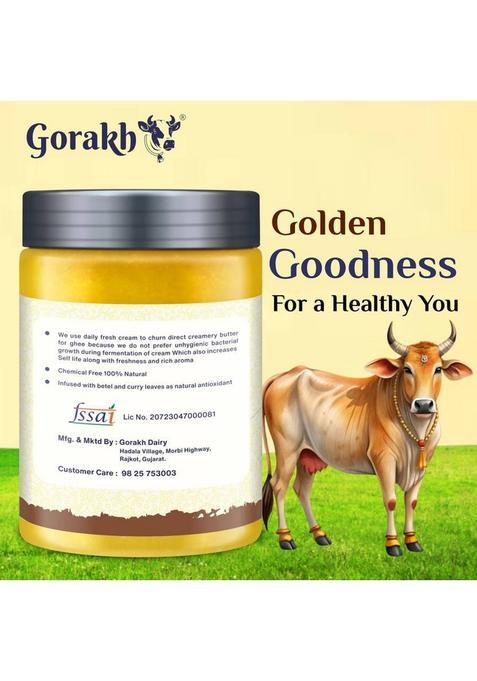 Gorakh 100% Pure Desi Ghee Plastic Bottle (100 Ml, Pack Of 2)