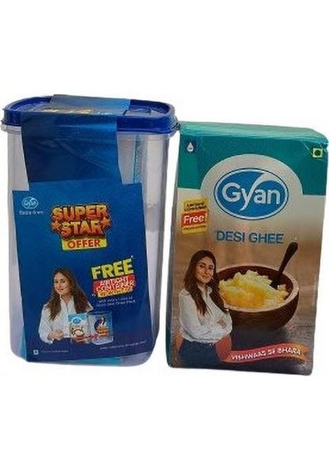 Gyan Cow Ghee 1 Litre Pure And Natural Desi