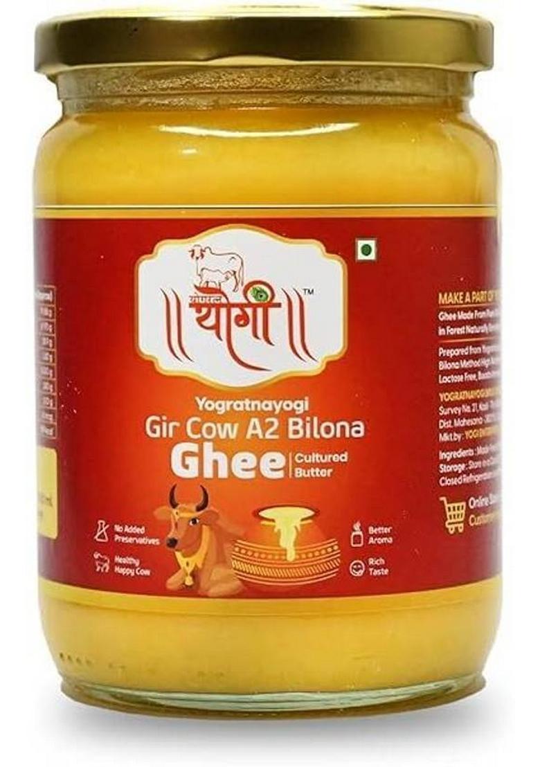 Yogratnayogi Gir Cow A2 Ghee 500Ml Glass Bottle (500 Ml)