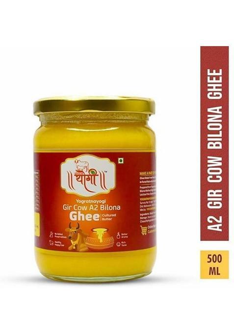 Yogratnayogi Gir Cow A2 Ghee 500Ml Glass Bottle (500 Ml)