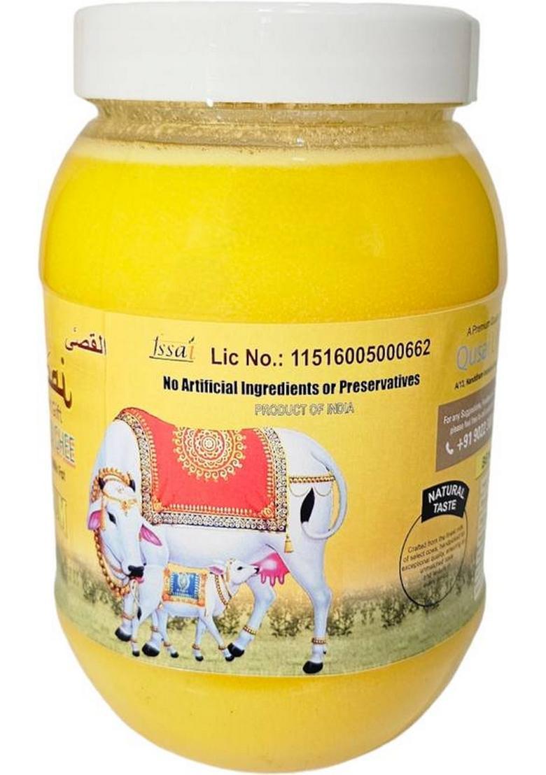 Al Qusai Pure Cow Desi Ghee Made From Milk Fat,(905Gms) Plastic Bottle (1 L)