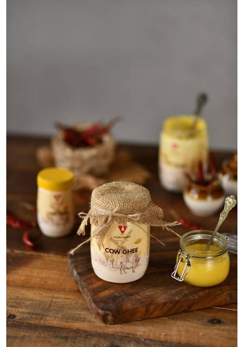 Vijay Dairy Products Cow Ghee 500 Ml Plastic Bottle (500 G)