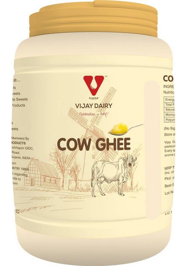 Vijay Dairy Products Cow Ghee 500 Ml Plastic Bottle (500 G)