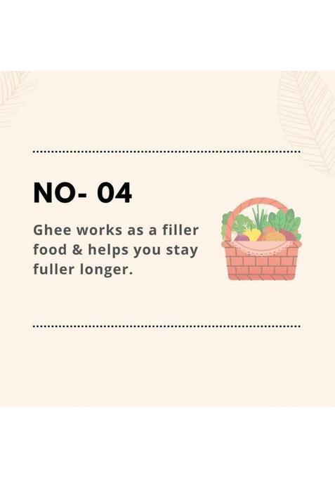 Tharorganic A2 Desi Gir Cow Ghee | Premium Quality From Natural Cow'S Milk Glass Bottle (500 Ml)