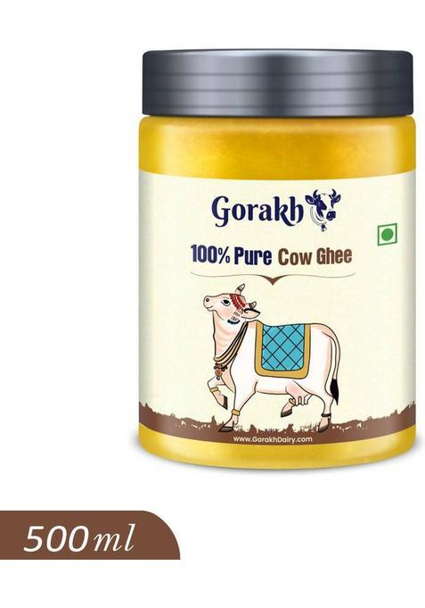 Gorakh 100% Pure Cow Ghee Plastic Bottle (500 Ml)
