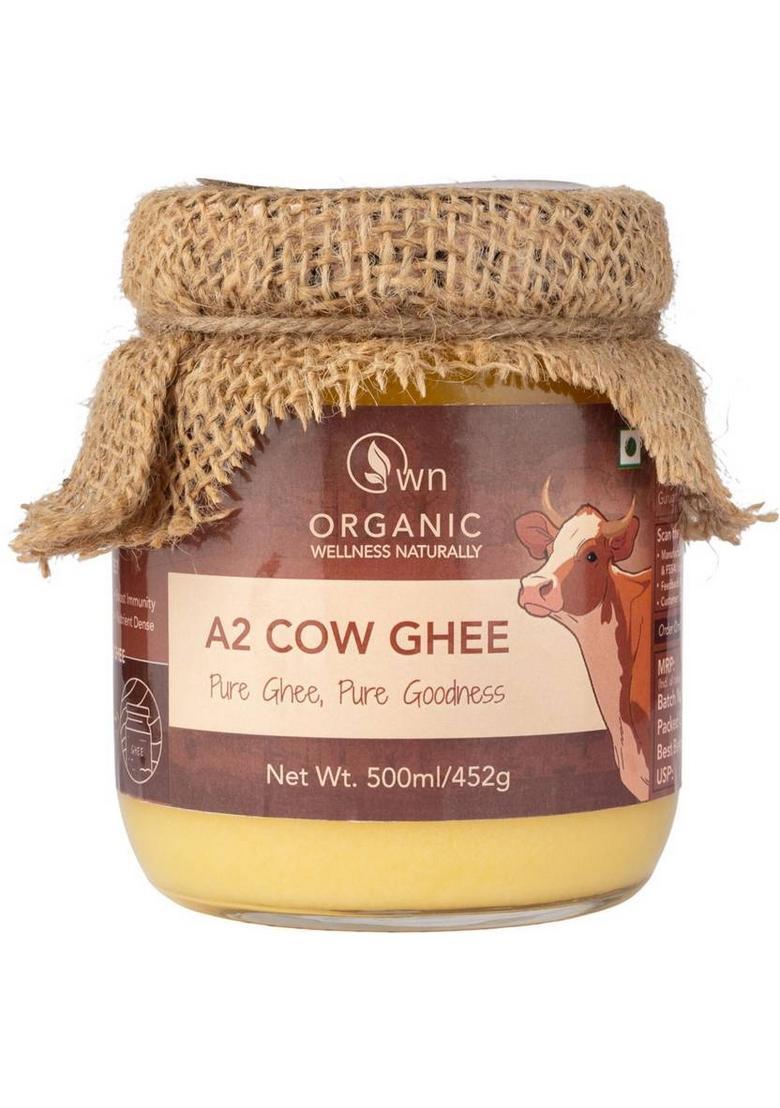 Own-Organic Wellness Naturally A2 Cow Ghee 500Ml