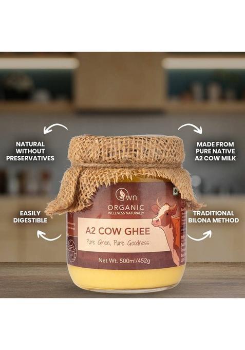 Own-Organic Wellness Naturally A2 Cow Ghee 500Ml