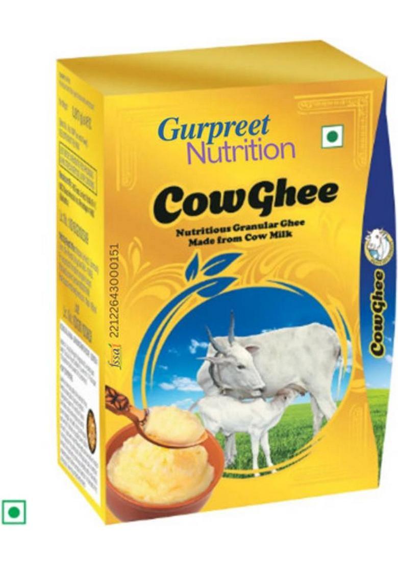 Gurpreet Nutrition Cow Ghee (Omega 3 & 6 Fat Soluble Vitamins A, E K)Essential Nutrients Carton (1 Kg)