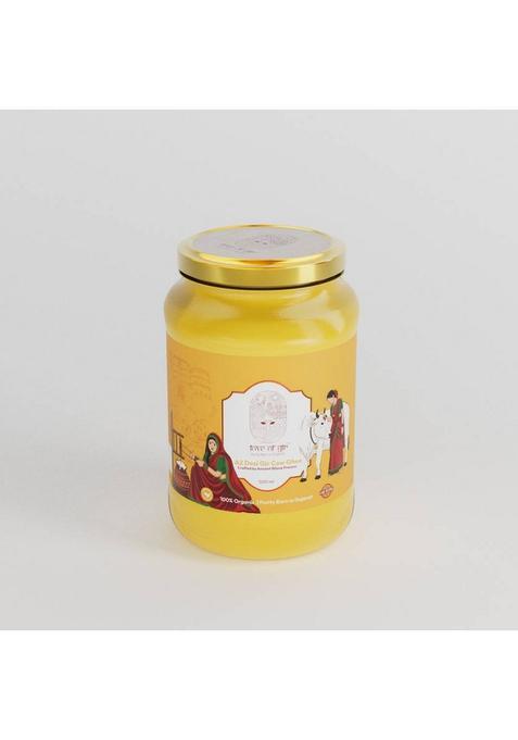 Love Of Gir A2 Desi Cow Ghee 500Ml 100% Pure & Natural | Traditional Bilona For Health Glass Bottle (0.5 L)