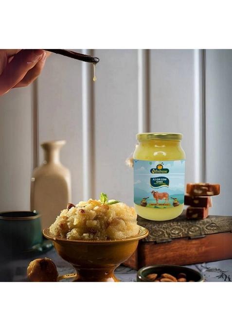 Gaugopal A2 Gir Cow Ghee 500 Ml Glass Bottle (500 Ml)