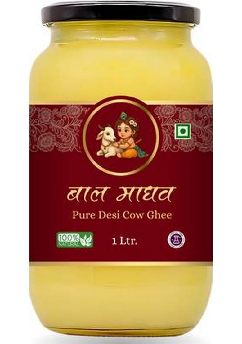 Balmadav Pure Desi Ghee Glass Bottle (1 G)