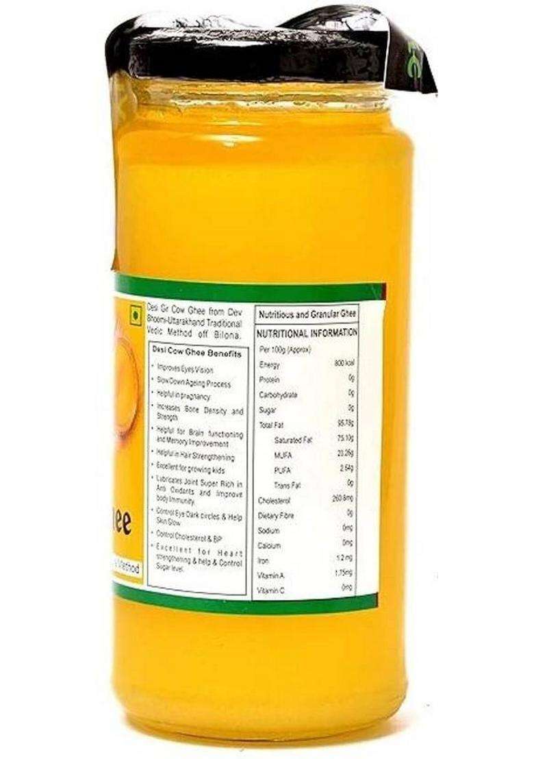 Yugmantra Organic Pure A2 Desi Sahiwal Cow Ghee ( 200 Ml ) Glass Bottle (200 Ml) - Indya