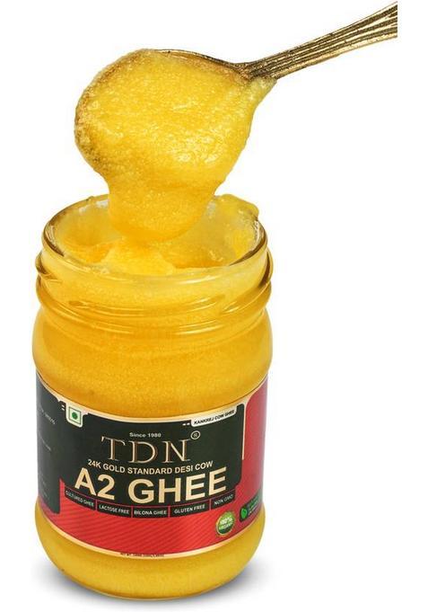 Tdn Cow Desi Ghee|Organic Ghee|A2 Ghee|Pure Ghee Glass Bottle (120 Ml, Pack Of 4)
