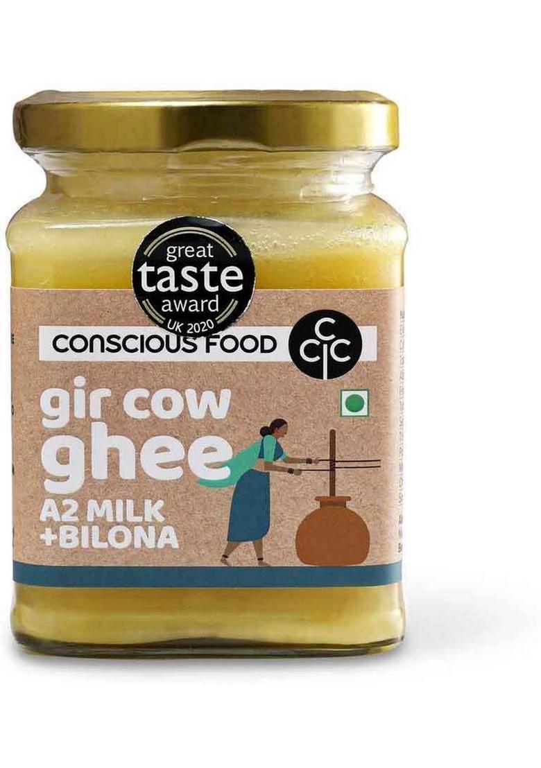 Conscious Food A2 Gir Cow Ghee 200G With Pure Milk