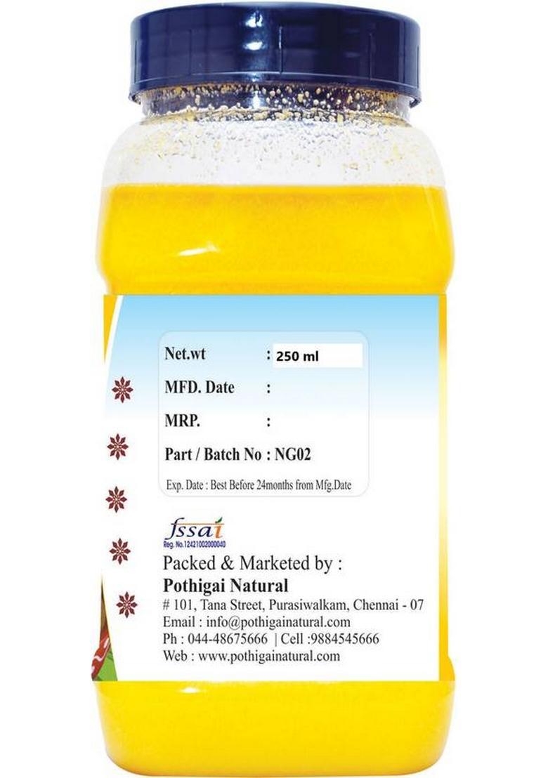 Pothigai Natural Cow Ghee 250 Ml / Better Digestion And Immunity Plastic Bottle (250 G)