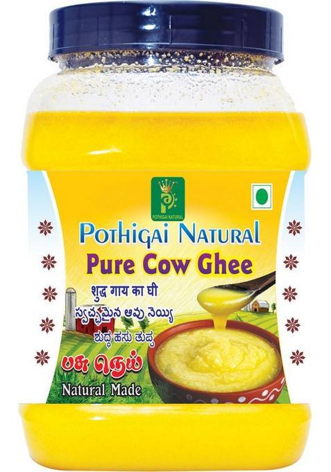 Pothigai Natural Cow Ghee 250 Ml / Better Digestion And Immunity Plastic Bottle (250 G)