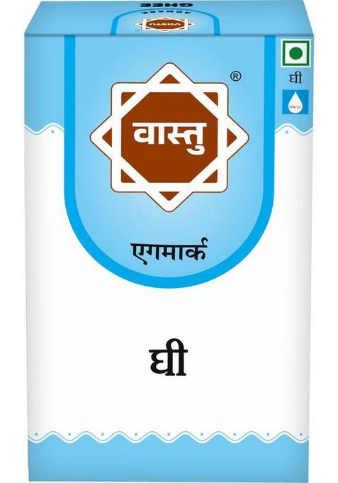 Vastu Ghee Organic Pure Tetra Pack Tetrapack (500 Ml)