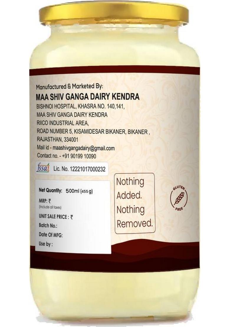 Go Fresho Desi Camel Ghee|Promotes Brain Health, Strong Immunity And Digestion Ghee Glass Bottle (500 Ml)