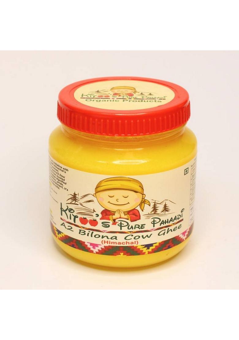 Kitoospurepahaadi Pure Desi Ghee 500 Ml | A2 Cow For Cooking Rich In Vitamin A Glass Bottle (450 G)