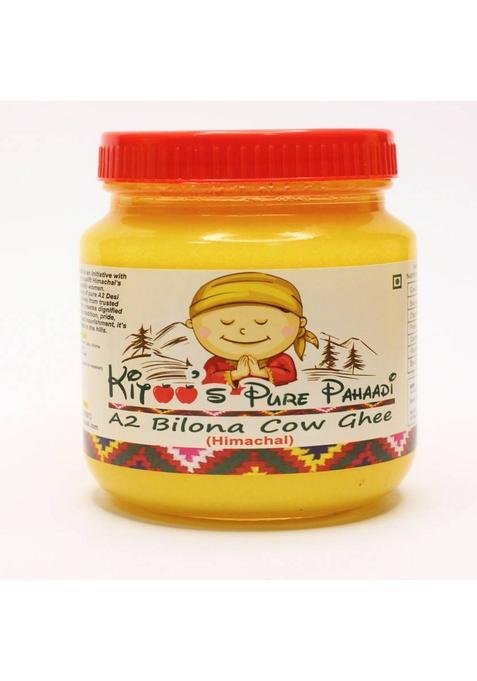Kitoospurepahaadi Pure Desi Ghee 500 Ml | A2 Cow For Cooking Rich In Vitamin A Glass Bottle (450 G)
