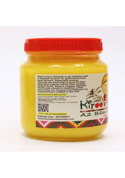 Kitoospurepahaadi Pure Desi Ghee 500 Ml | A2 Cow For Cooking Rich In Vitamin A Glass Bottle (450 G)