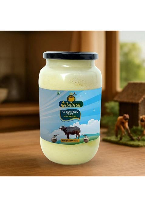 Gaugopal Pure A2 Buffalo Ghee Glass Bottle (1 L)