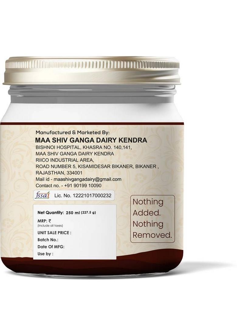 Go Fresho Desi Camel Ghee|Promotes Brain Health, Strong Immunity And Digestion Ghee Glass Bottle (250 Ml)