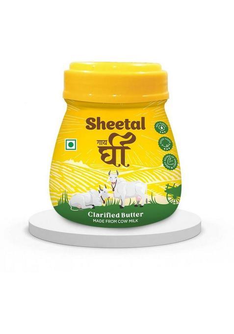 Sheetal Pure & Natural Cow Ghee 500Ml|Ideal For Cooking, Ayurveda, Pooja | A2-Grade Plastic Bottle (500 Ml)