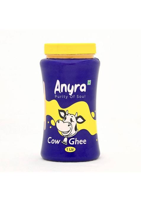 Anyra Pure Cow Ghee 1L | Rich Aroma Premium Quality Natural & Healthy Plastic Bottle (1 L)