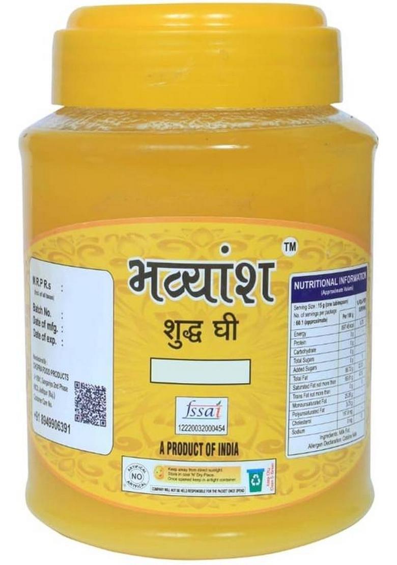 Bhavyansh 500 Ml Pure Cow Ghee