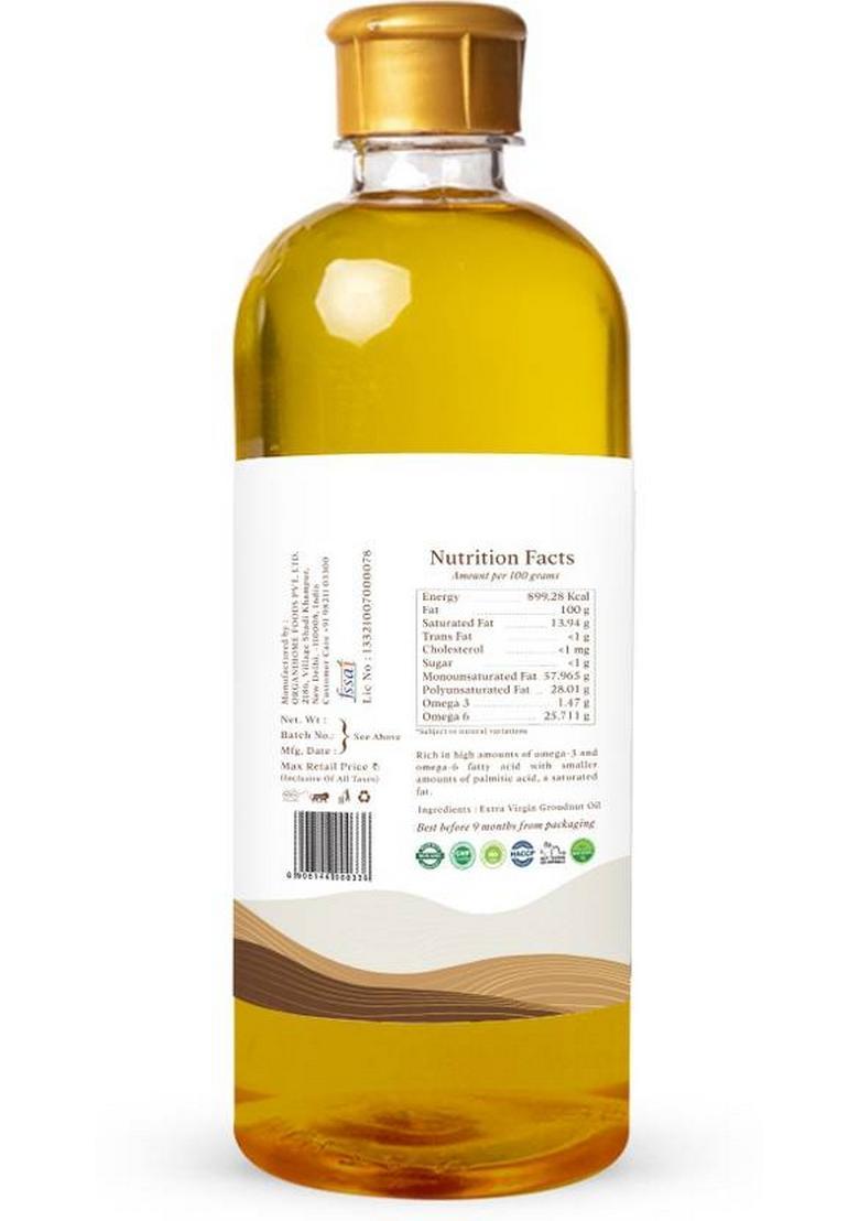 Multano Pro Cold Presses Groundnut Oil (500Ml) Pet Bottle (500 Ml)