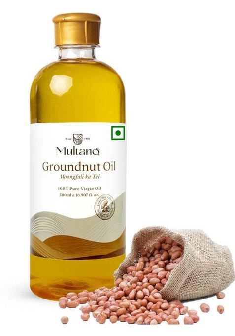 Multano Pro Cold Presses Groundnut Oil (500Ml) Pet Bottle (500 Ml)