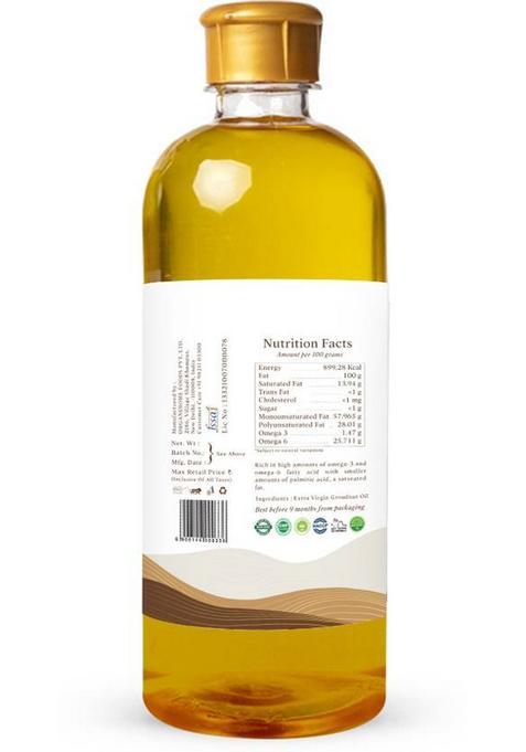 Multano Pro Cold Presses Groundnut Oil (500Ml) Pet Bottle (500 Ml)