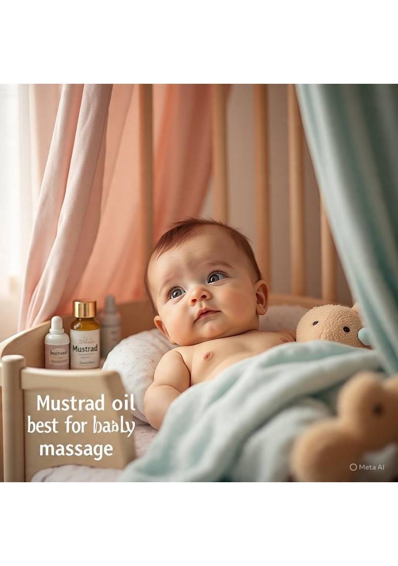 Beejtattva Wood Press Black Mustard Oil 100Ml Best For Baby Massage & Cooking Plastic Bottle (100 Ml)