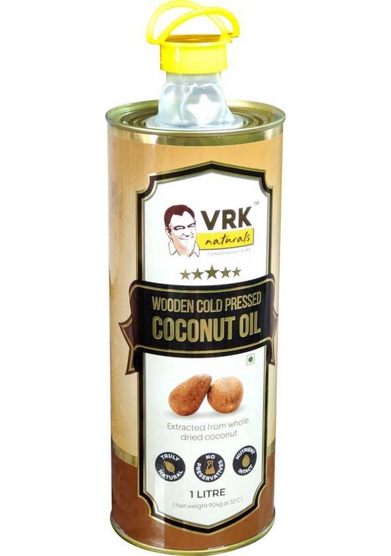 Vrk Naturals Consciously Pure Diet 1L Coconut Oil Tin (1000 Ml)