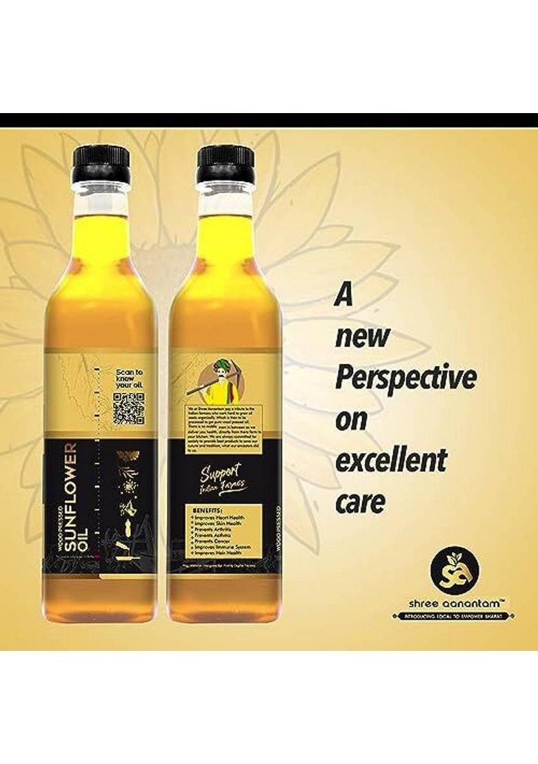 Shree Aanantam Cold Pressed Sunflower Oil