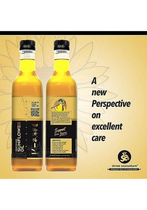 Shree Aanantam Cold Pressed Sunflower Oil