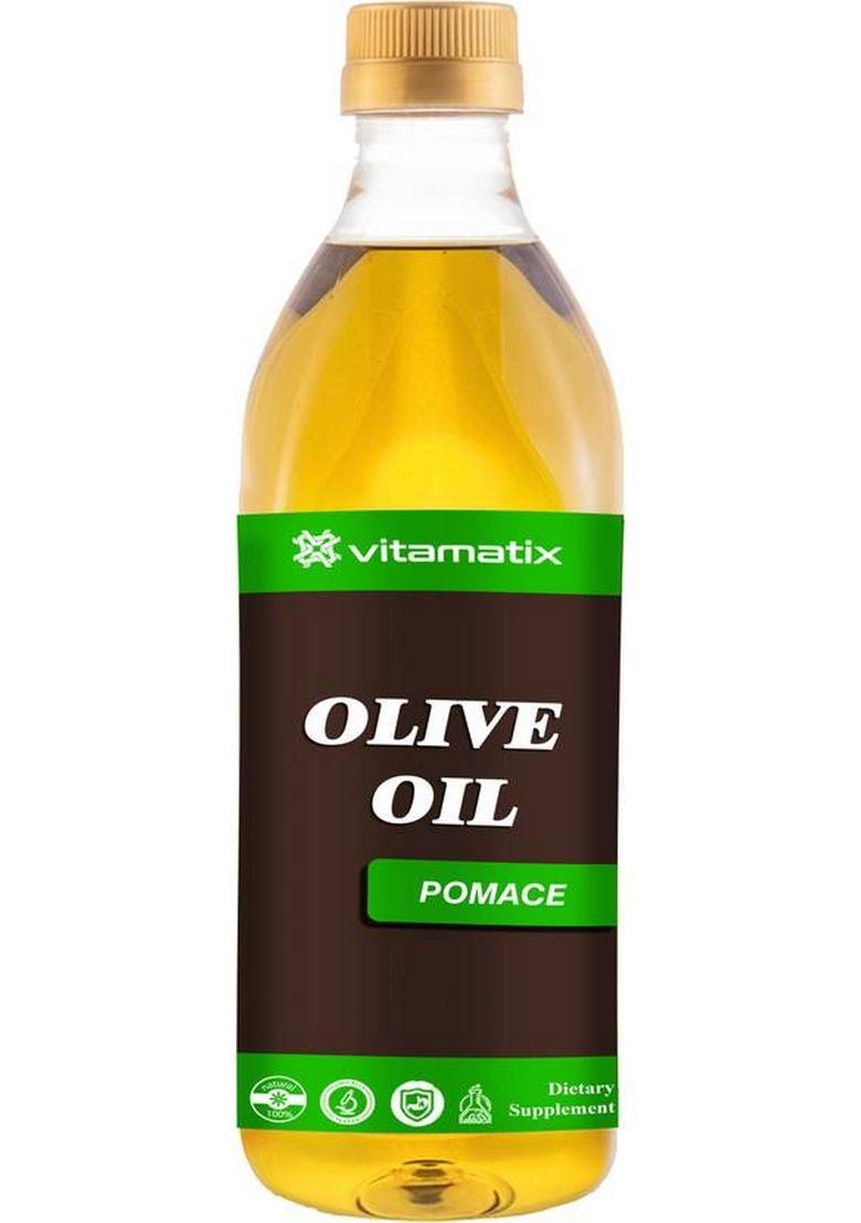 Vitamatix Pomace Olive Oil , Jaitun Tail ( Pro Ol109) Plastic Bottle (500 Ml)