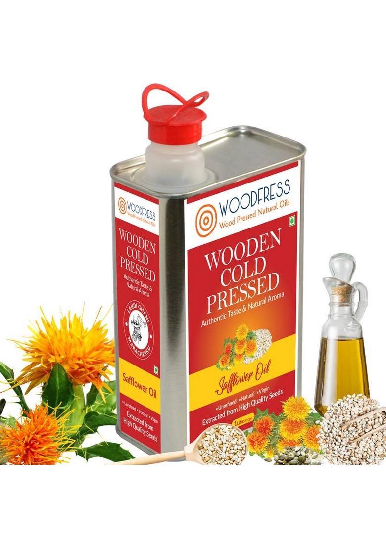Woodfress Wooden Cold Pressed Safflower Oil 1L
