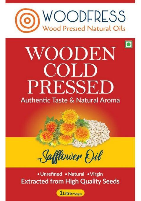 Woodfress Wooden Cold Pressed Safflower Oil 1L