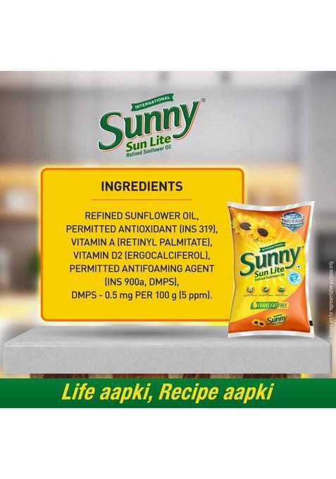Sunny Sunflower Oil Pouch (860 G)