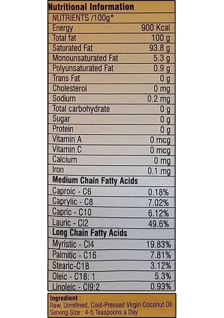 Disano Cold Pressed Coconut Oil Plastic Bottle (1 L)