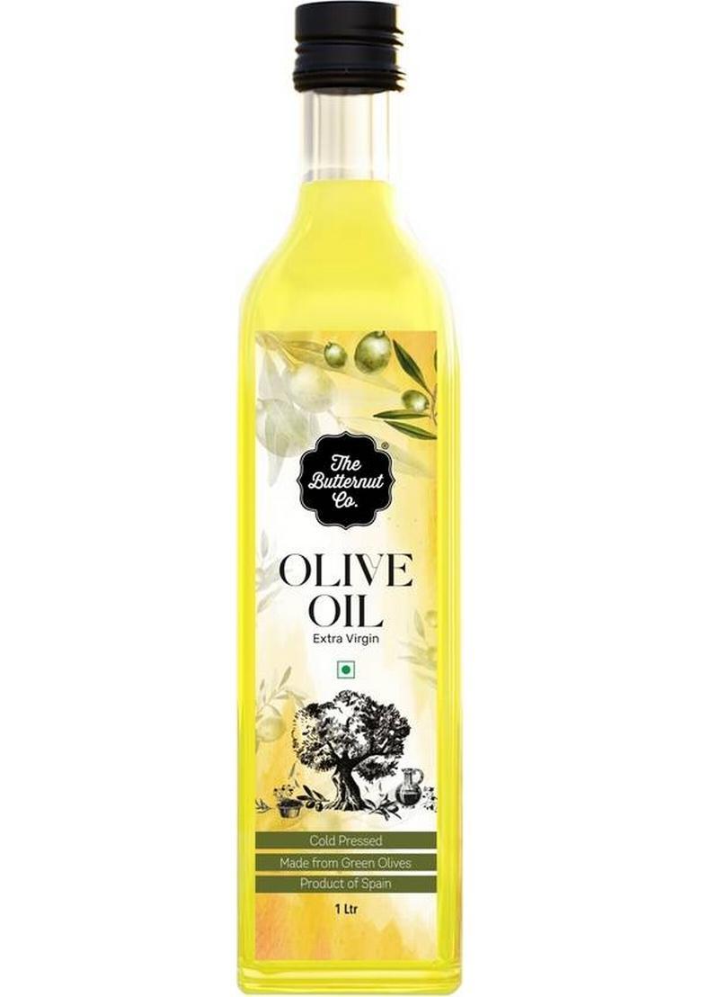 The Butternut Co. Cold Pressed Extra Virgin Olive Oil Evo, Premium Cooking Jar (1 L)