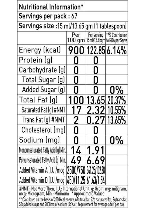 Tirupati Sunpride Refined Sunflower Oil Pouch (1 L)