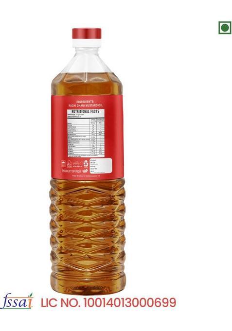 Bikaner Fresh Kachi Ghani Mustard Oil 1 Litre Bottle Plastic (910 G)
