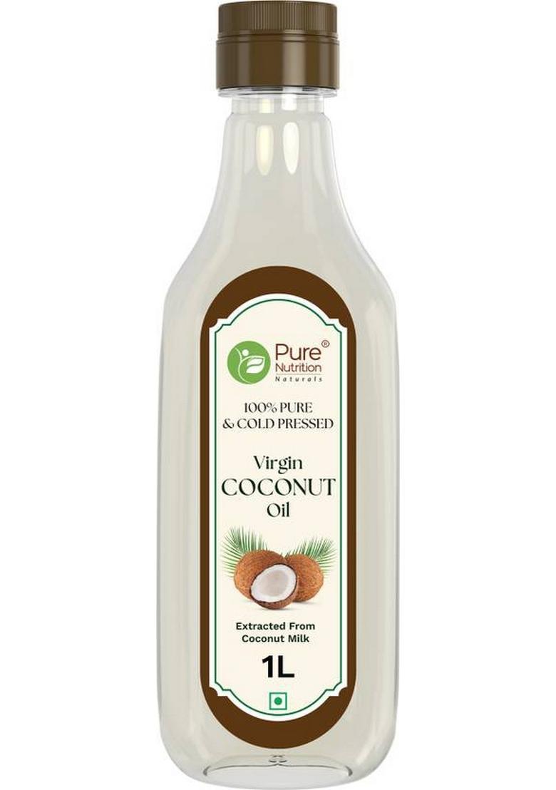 Pure Nutrition Cold Pressed Virgin Coconut Oil 1000Ml Pet Bottle (1 L)