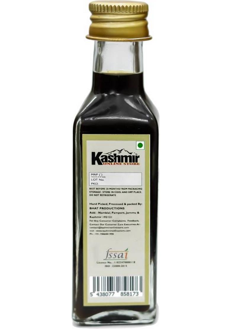 Kashmir Online Store Wood Pressed Kalonji Oil (Black Seed Oil) For Cooking Skin,Face,Hair Growth Canola Glass Bottle (50 Ml)