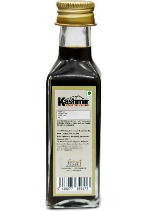 Kashmir Online Store Wood Pressed Kalonji Oil (Black Seed Oil) For Cooking Skin,Face,Hair Growth Canola Glass Bottle (50 Ml)